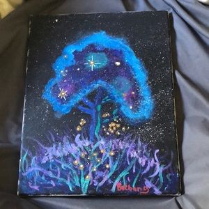 Painting on a canvas